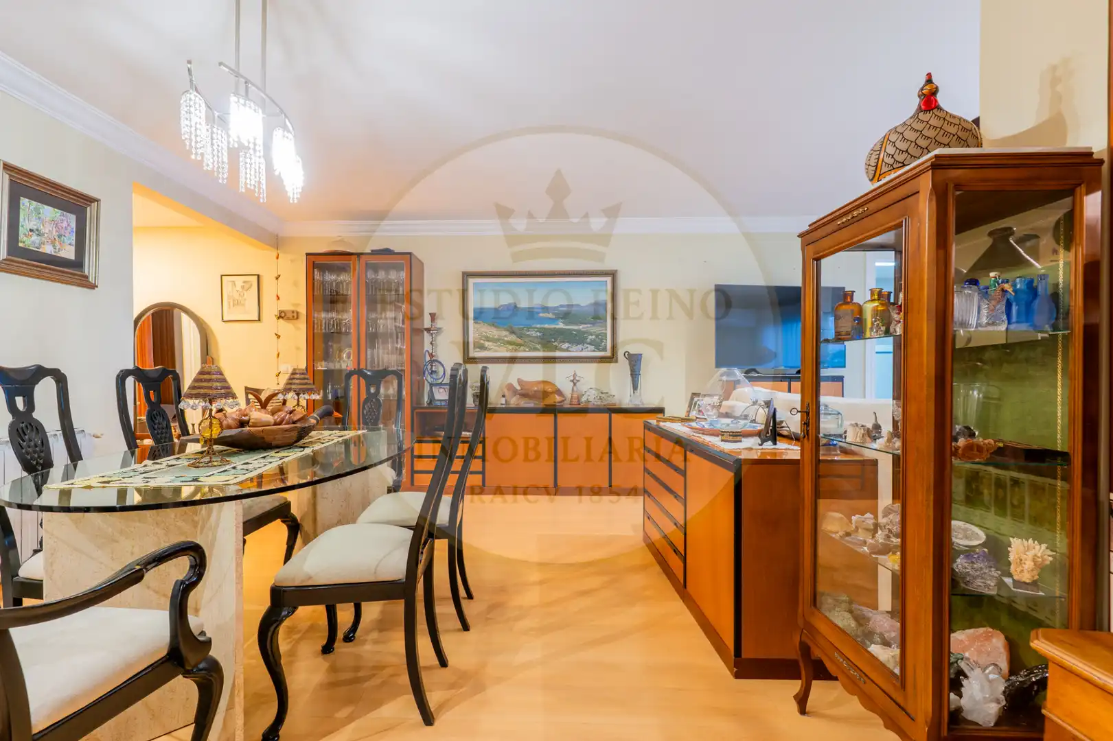Menjador de Apartament en venda en Valencia amb Aire condicionat, Calefacció i Parquet