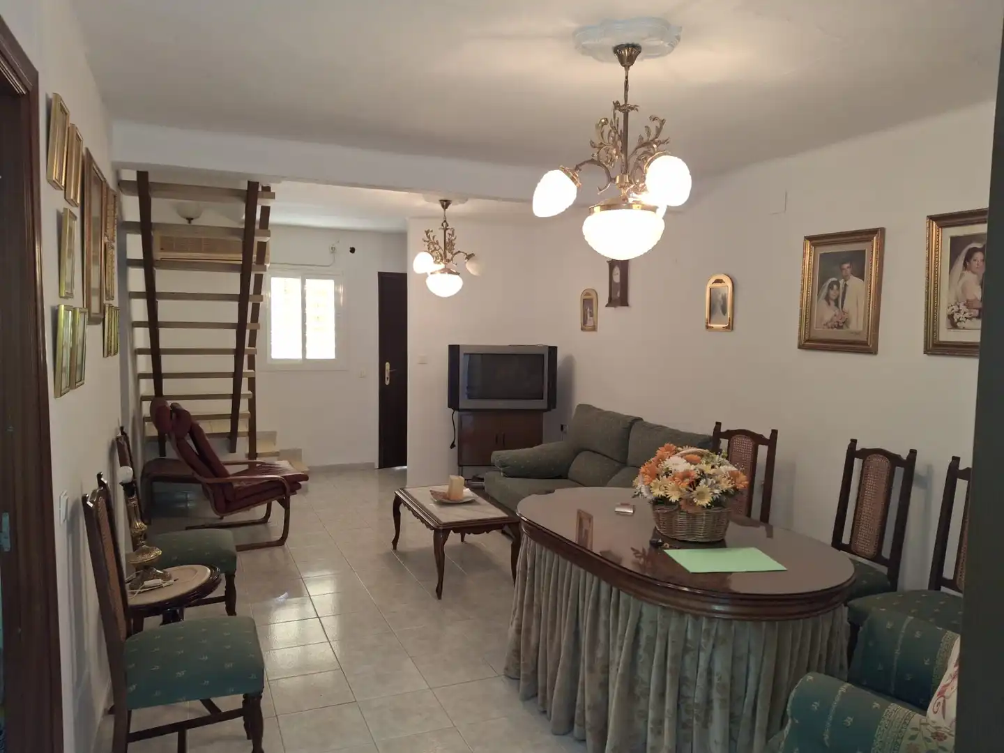 Sala de estar de Casa adosada en venta en Villaverde del Río