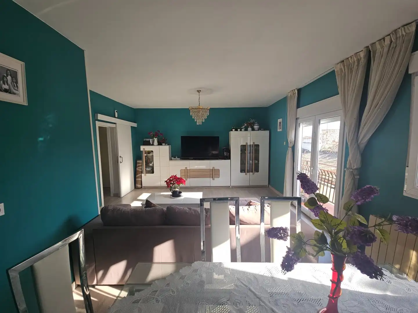 Sala de estar de Piso en venta en Torrejón de Velasco con Amueblado