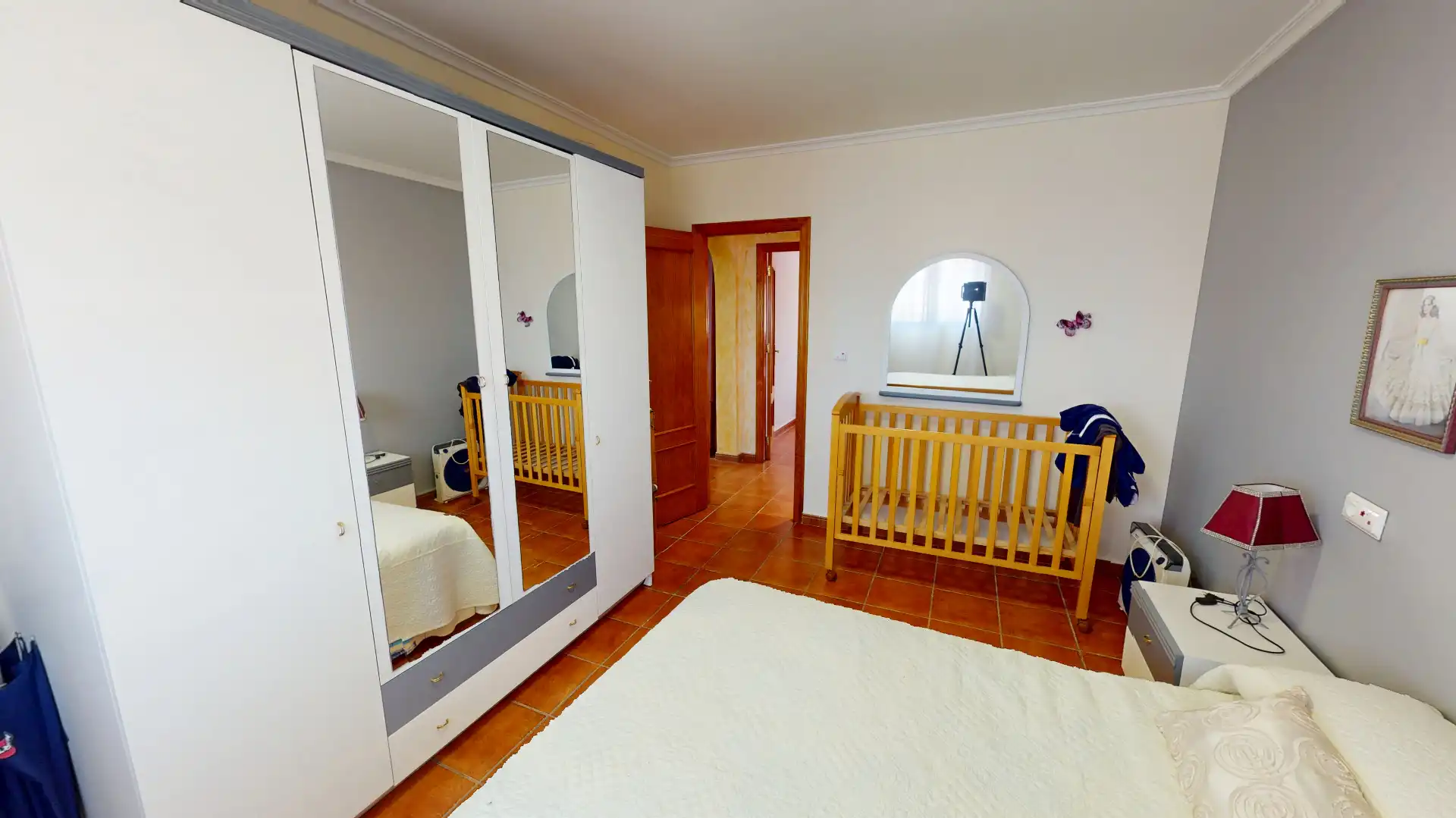 Bedroom of Country homes for sale in Hondón de los Frailes  with Air Conditioner, Terrace and Furnished