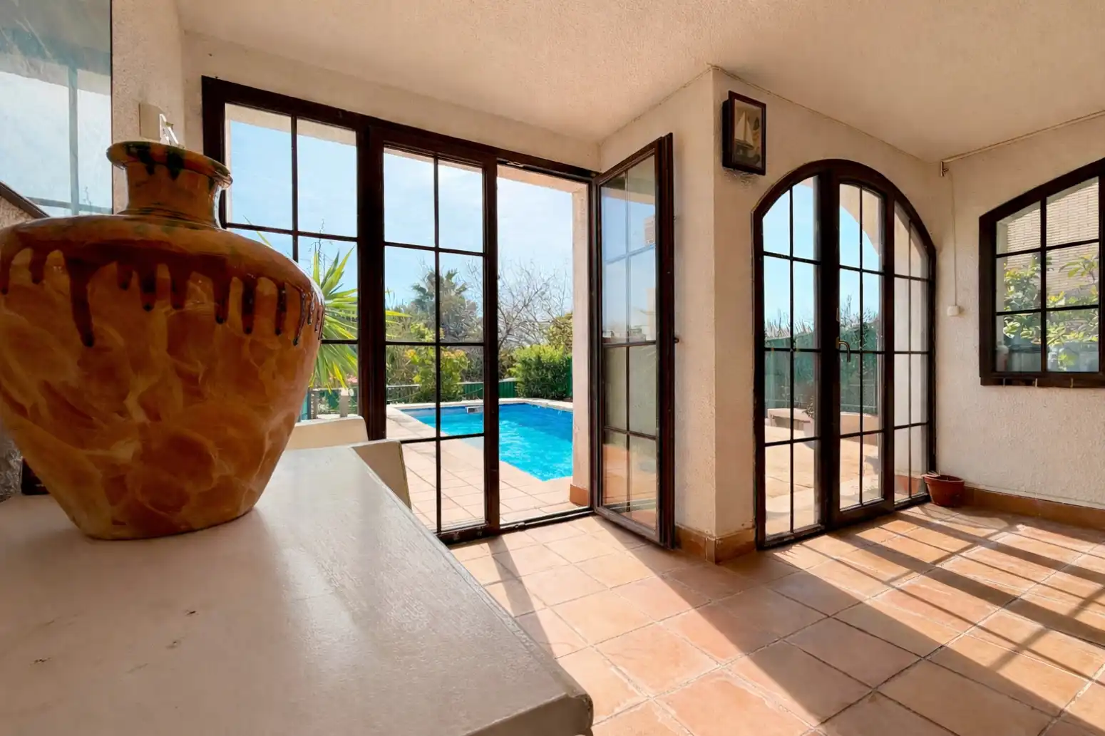 Swimming pool of Detached homes for sale in El Vendrell  with Air Conditioner, Heating and Terrace