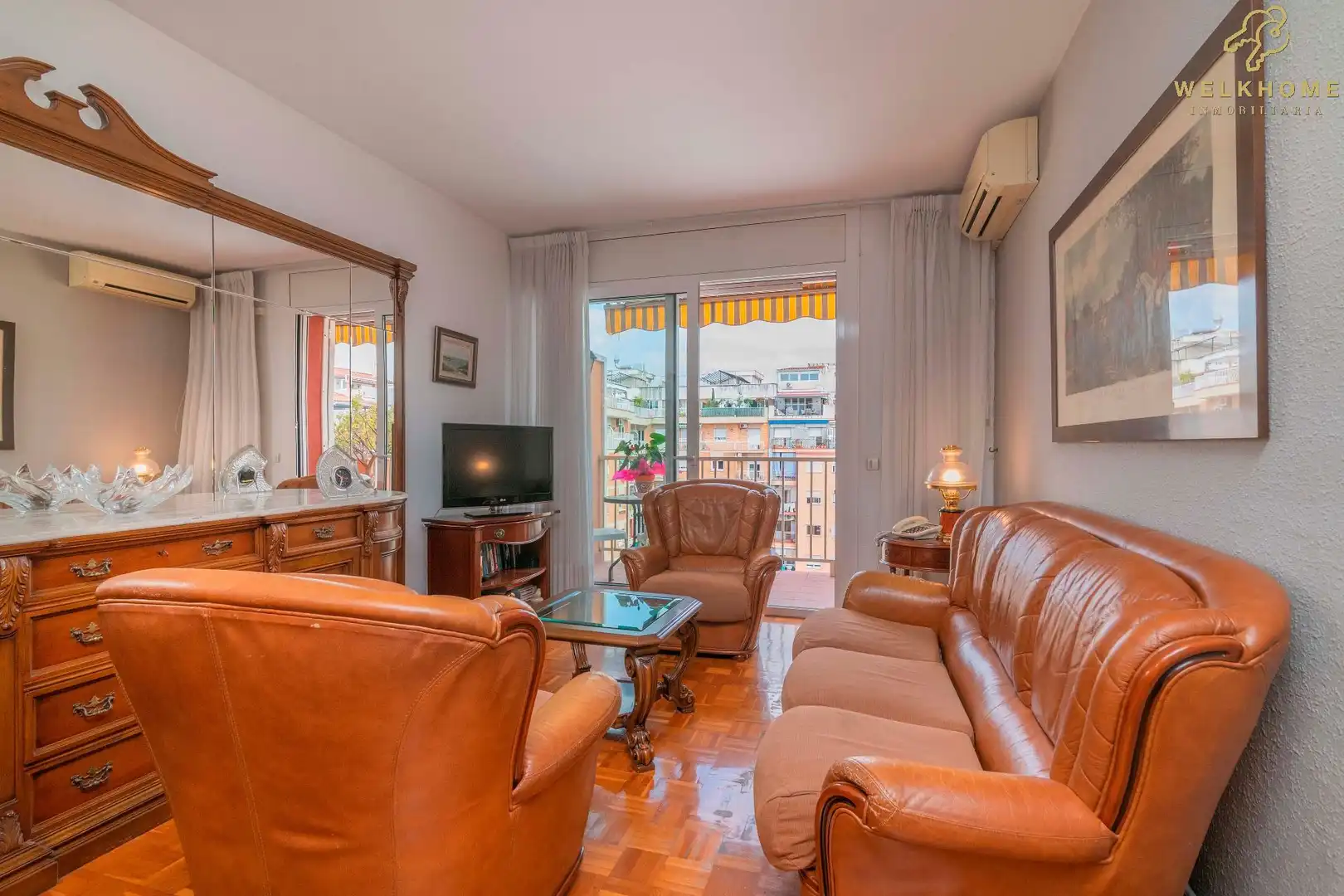 Sala de estar de Ático en venta en Barcelona con Aire acondicionado, Calefacción y Terraza