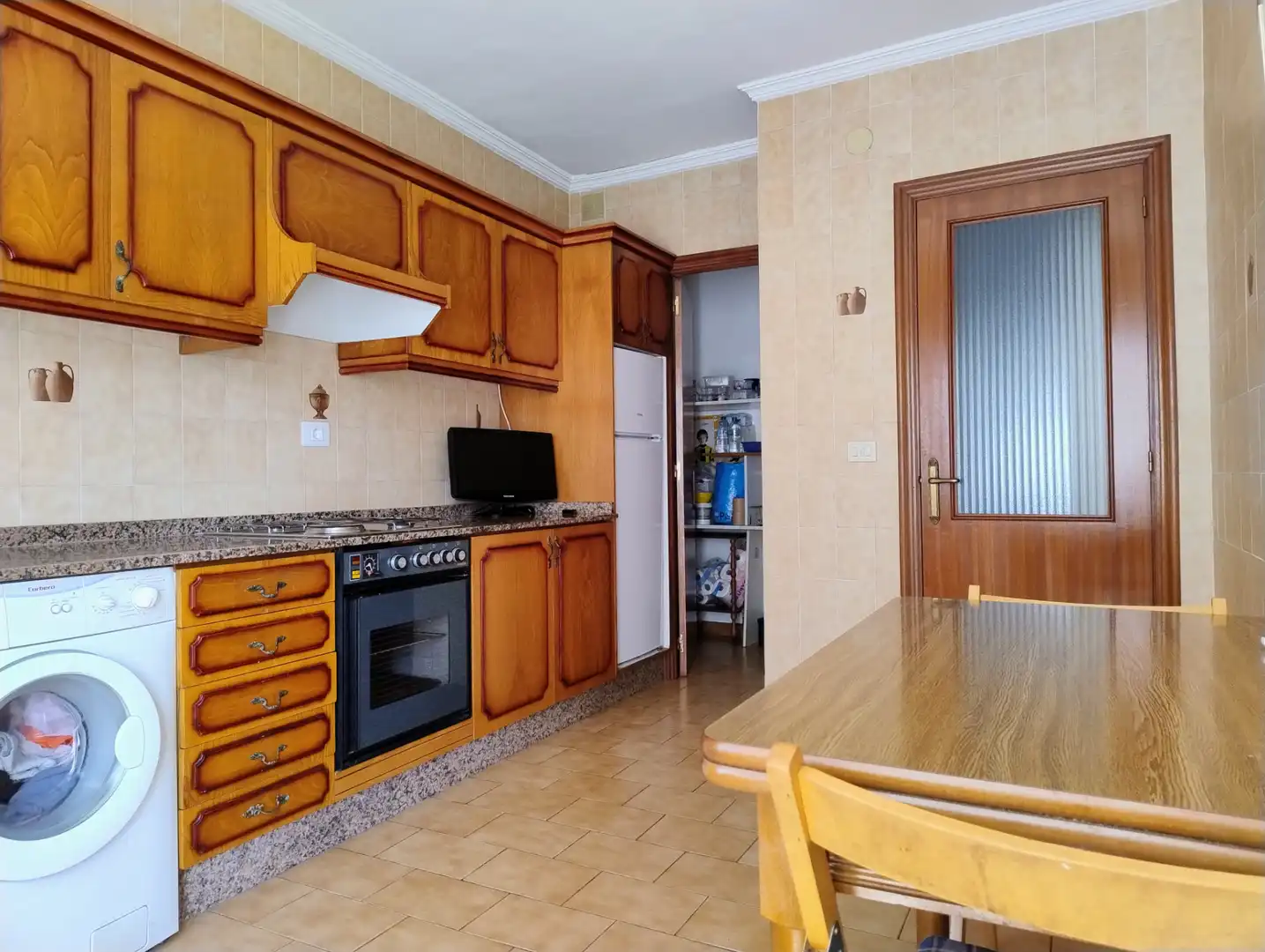 Cocina de Piso en venta en Lugo con Terraza, Trastero y Amueblado