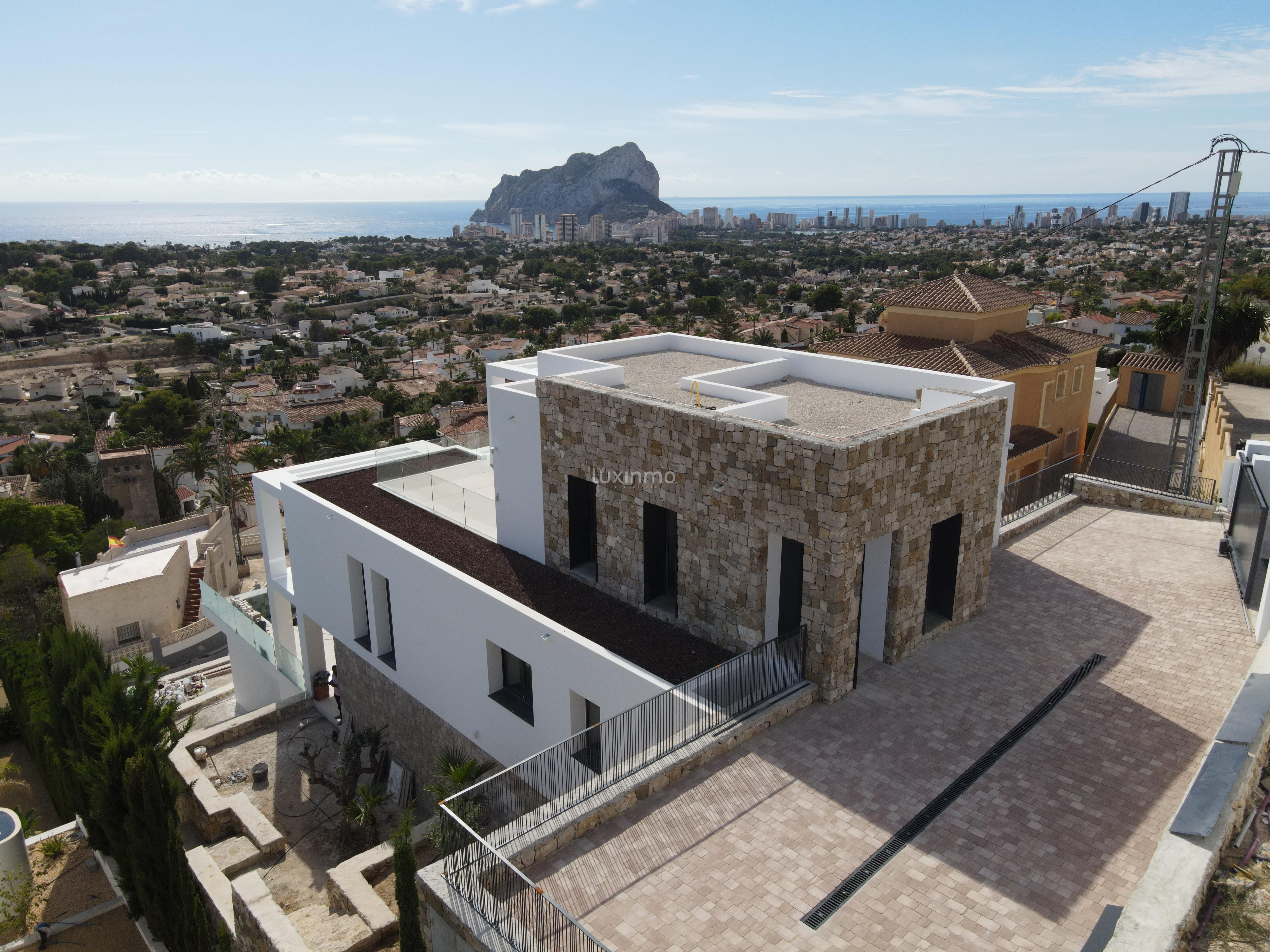 Exterior view of House or chalet for sale in Calpe / Calp  with Air Conditioner, Heating and Terrace