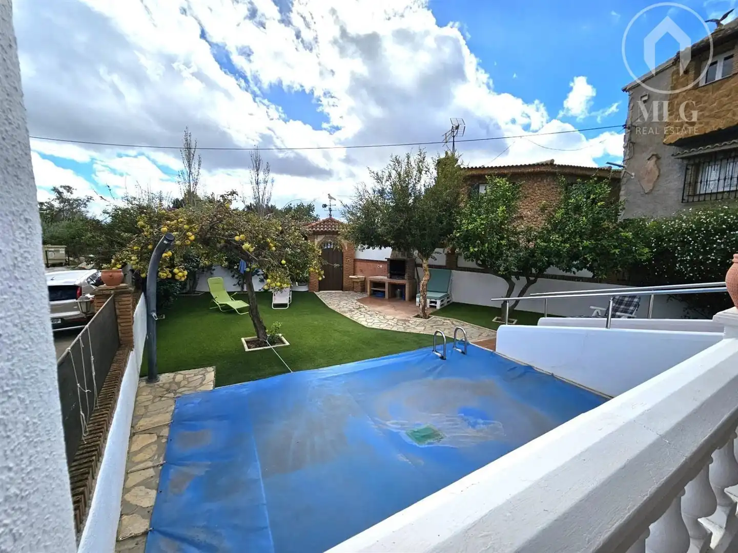 Jardín de Casa o chalet en venta en Alfarnatejo con Calefacción, Terraza y Trastero