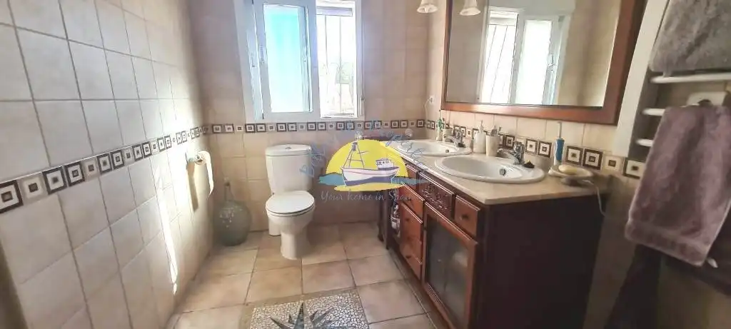Baño de Casa o chalet en venta en Mazarrón con Aire acondicionado, Calefacción y Jardín privado