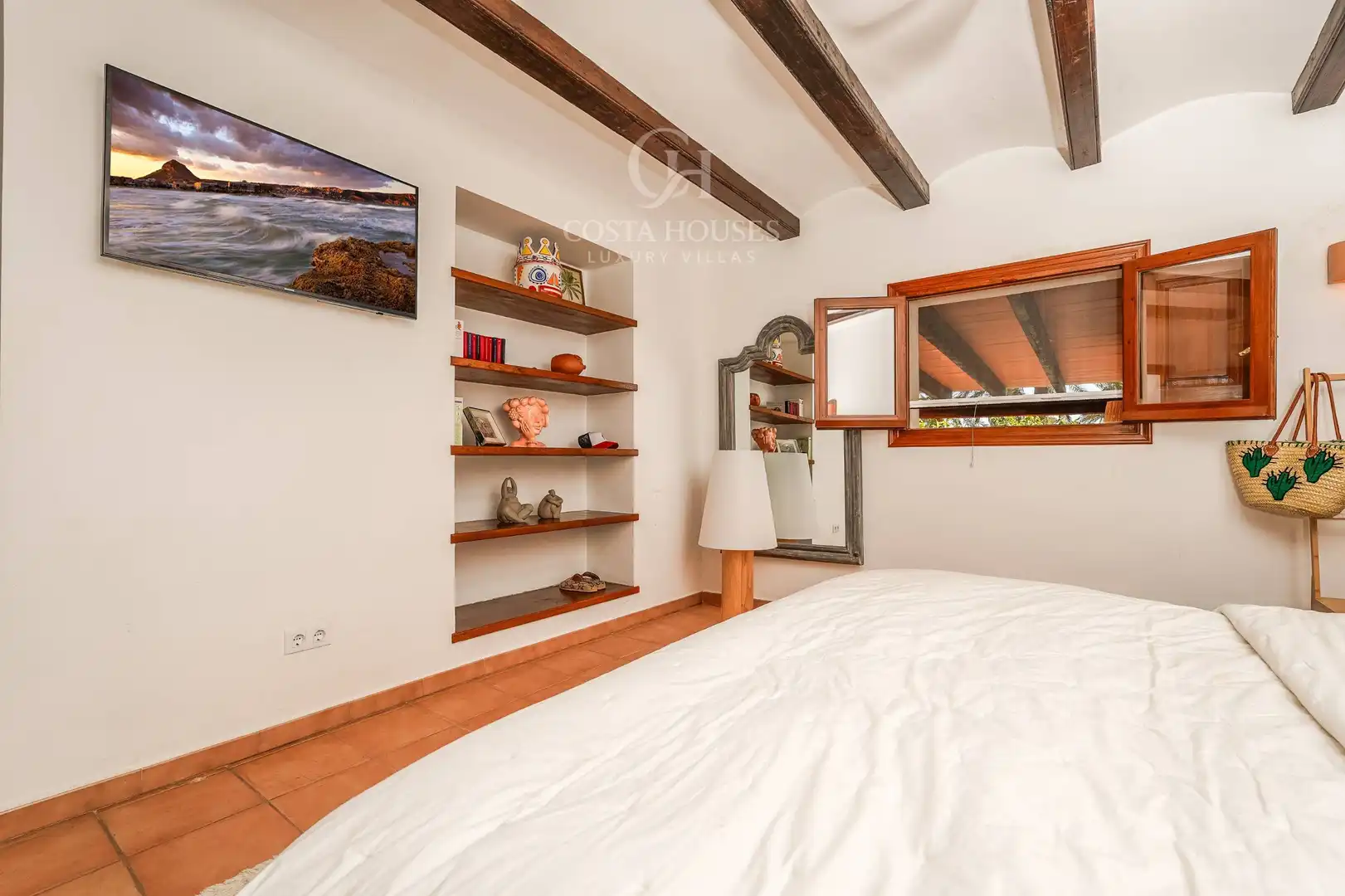 Bedroom of Houses for sale in Jávea / Xàbia  with Air Conditioner, Heating and Private garden