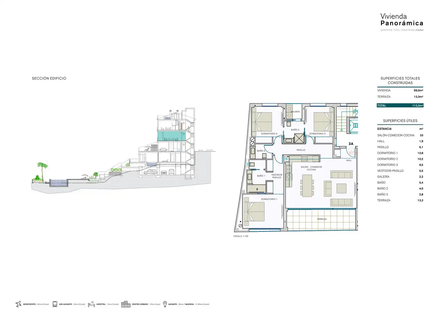 Wohnungen zum Verkauf in Villajoyosa / La Vila Joiosa mit Klimaanlage, Privatgarten und Terrasse