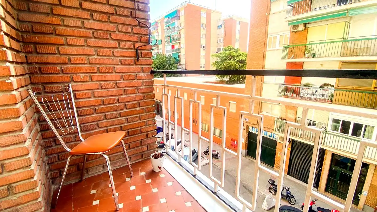 Terrasse von Wohnung zur Miete in Arganzuela