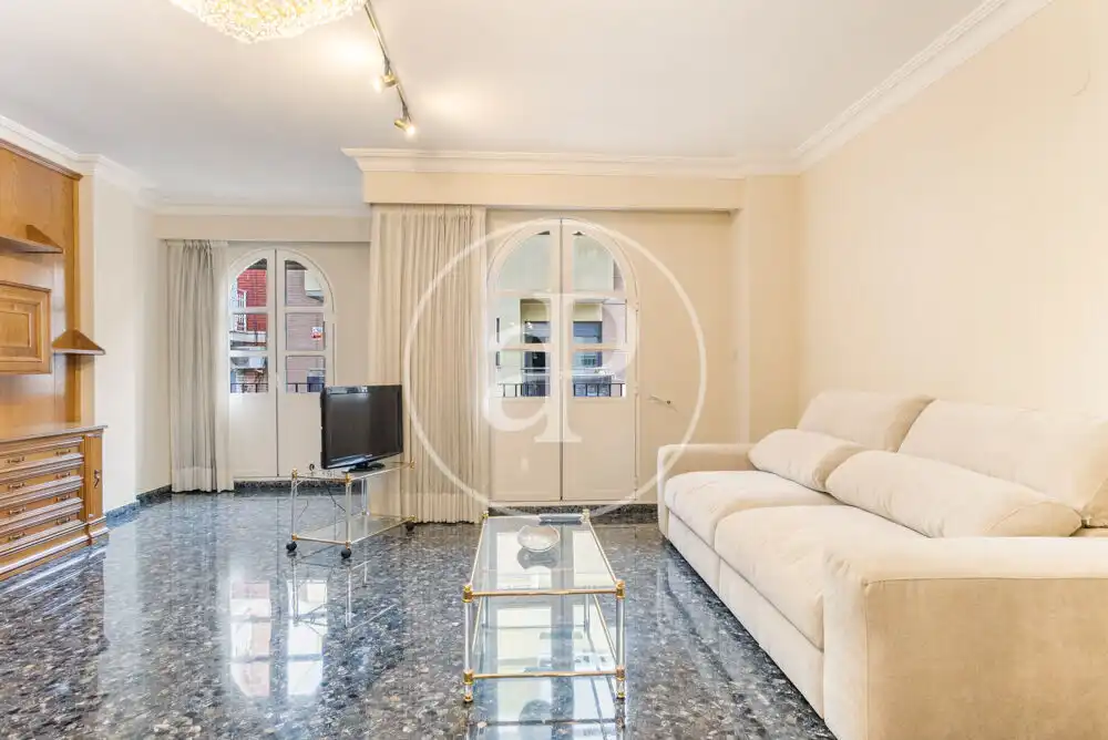 Sala de estar de Dúplex de alquiler en Burjassot con Aire acondicionado, Calefacción y Amueblado