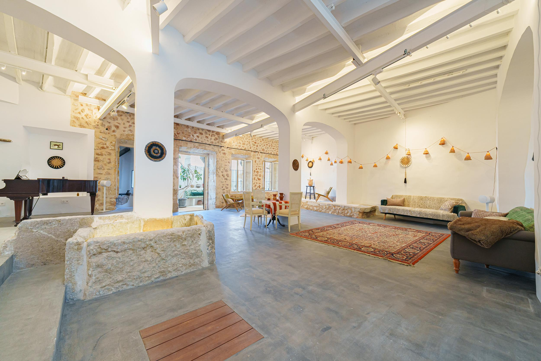 Living room of House or chalet for sale in Alaró  with Air Conditioner and Private garden