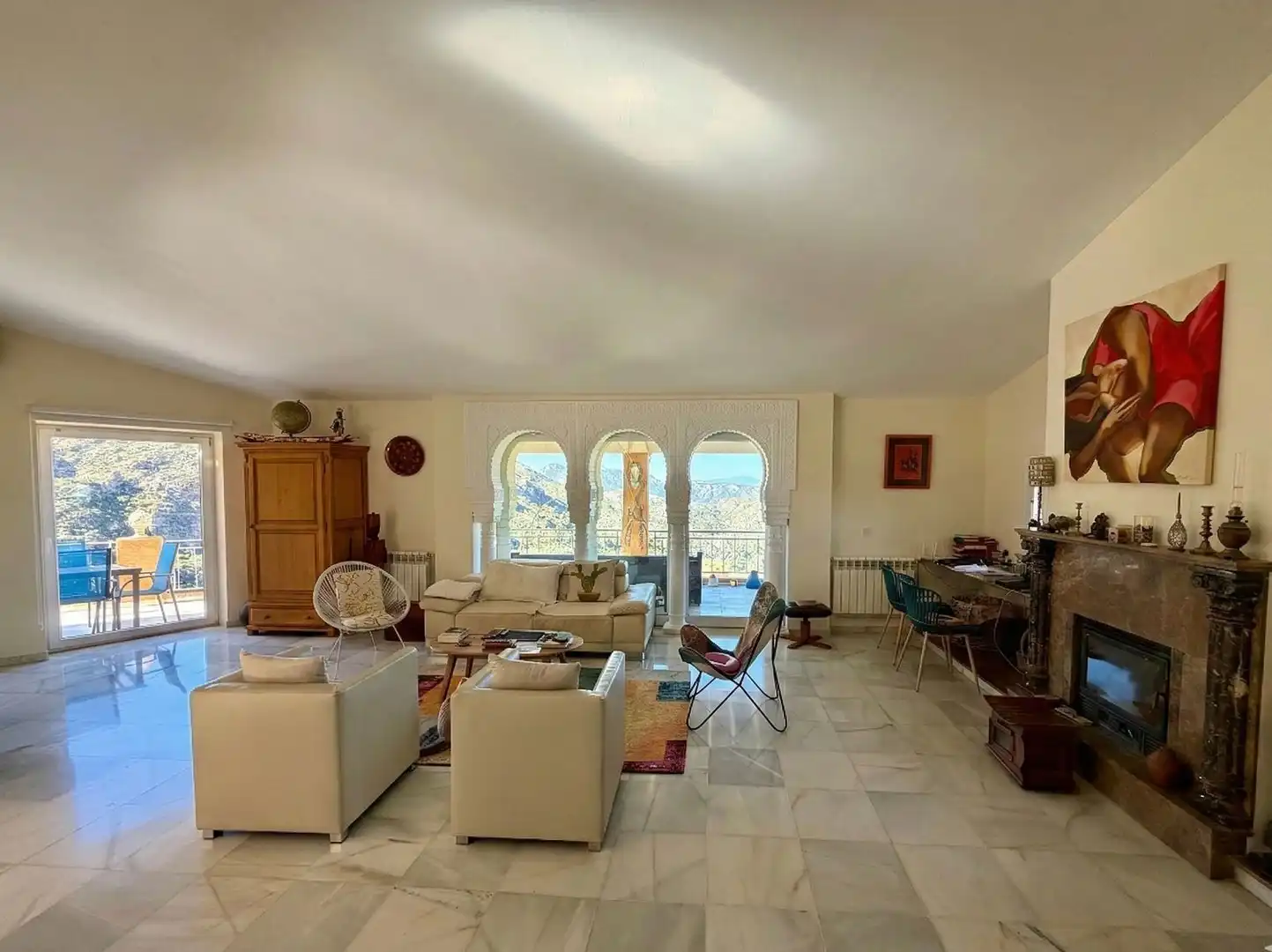 Sala d'estar de Casa o xalet en venda en Turre amb Aire condicionat, Terrassa i Traster