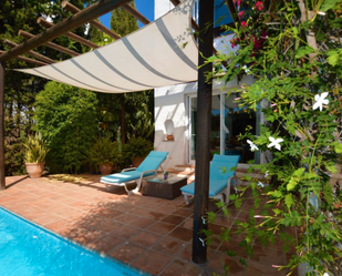 Terrace of House or chalet for sale in Marbella  with Air Conditioner, Terrace and Swimming Pool