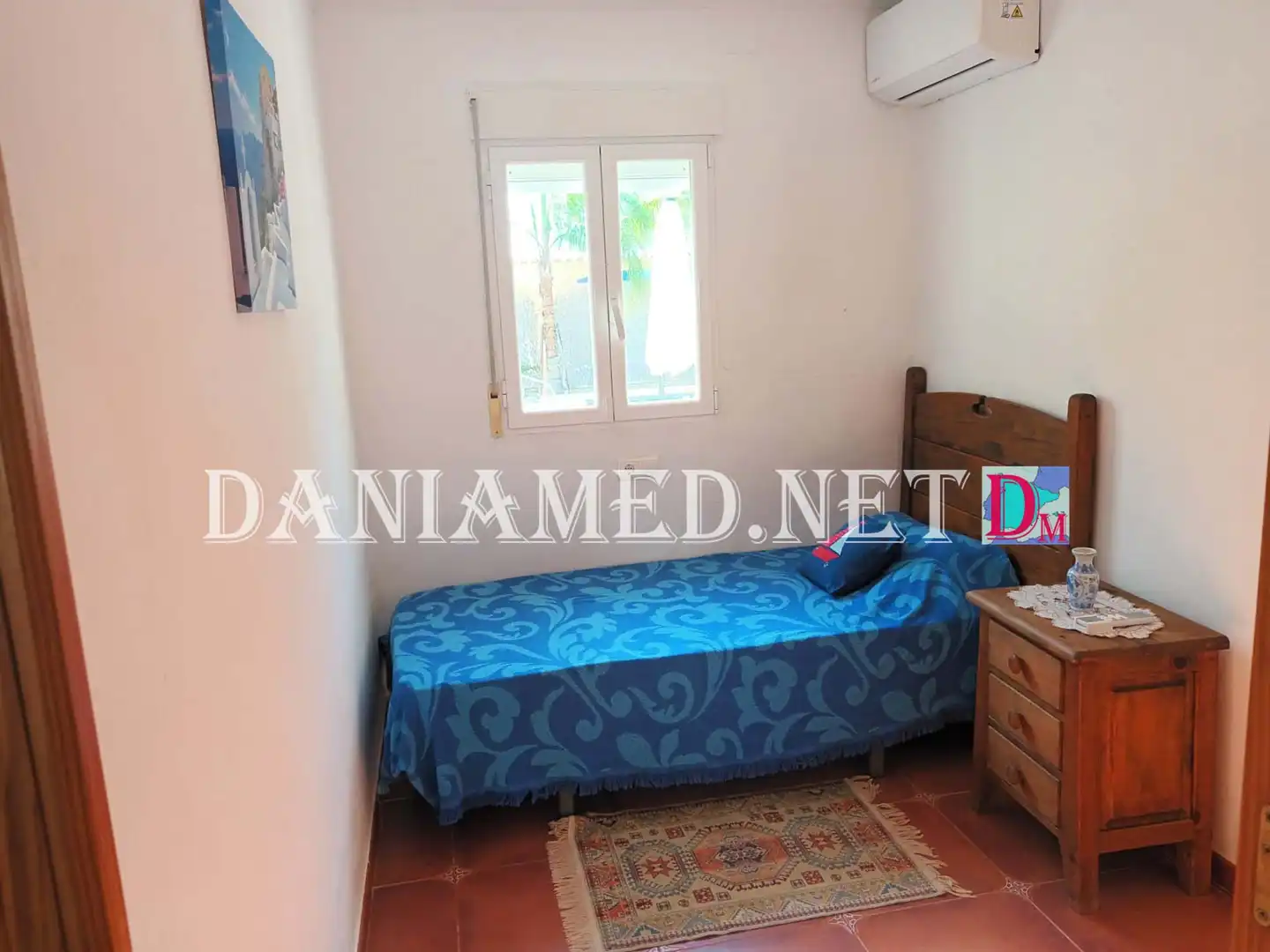 Schlafzimmer von Haus oder Chalet zum Verkauf in Dénia mit Klimaanlage, Heizung und Privatgarten