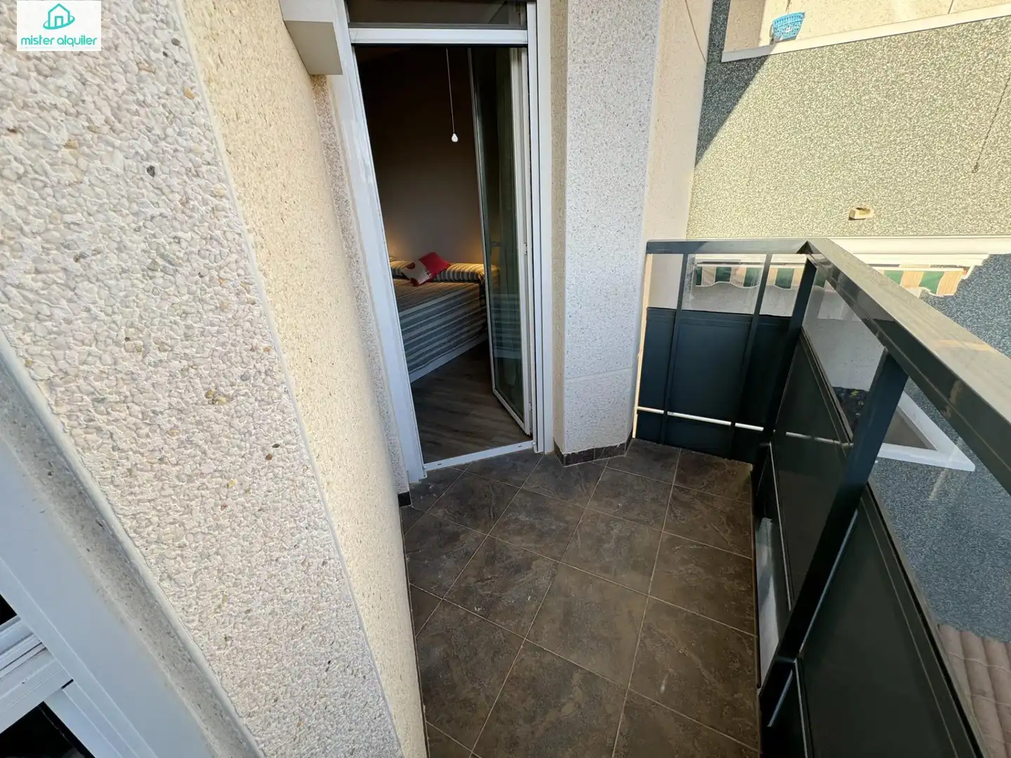Balcony of Apartments for rent in El Campello  with Air Conditioner, Private garden and Terrace