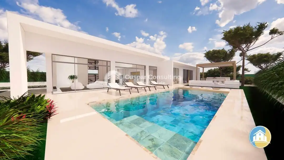 Piscina de Casa o xalet en venda en Pilar de la Horadada amb Calefacció, Jardí privat i Terrassa