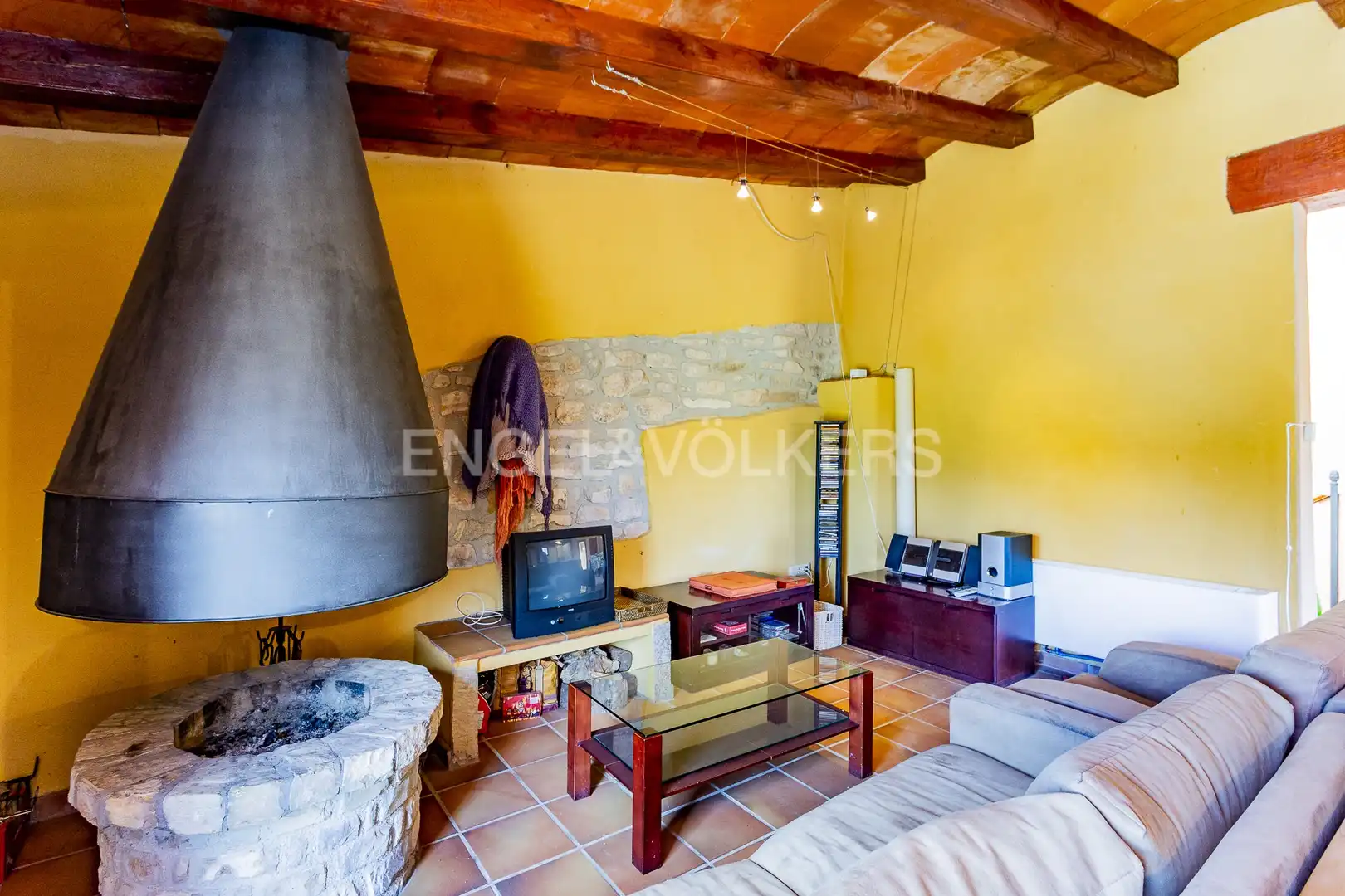 Sala de estar de Casa o chalet en venta en Bellprat con Calefacción, Parquet y Terraza