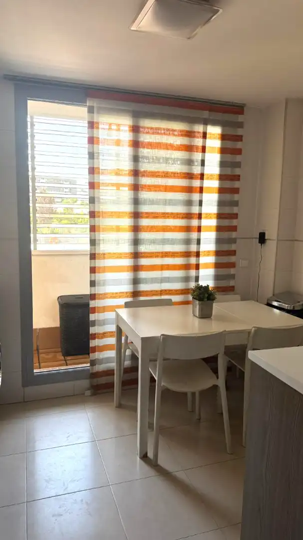Dining room of Flat for sale in Tres Cantos  with Heating, Parquet flooring and Terrace