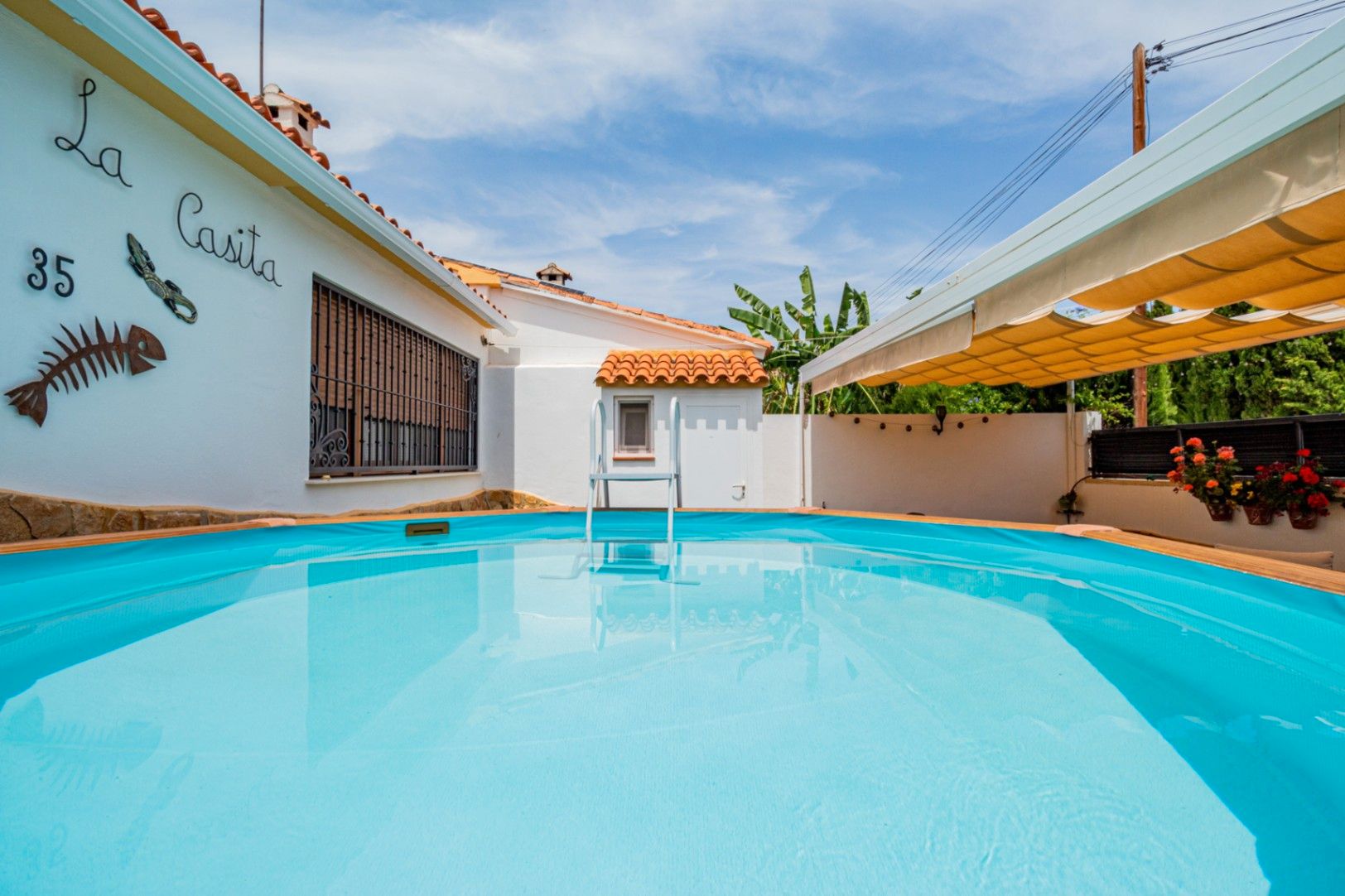 Swimming pool of Single-family semi-detached for sale in L'Alfàs del Pi  with Air Conditioner, Heating and Private garden