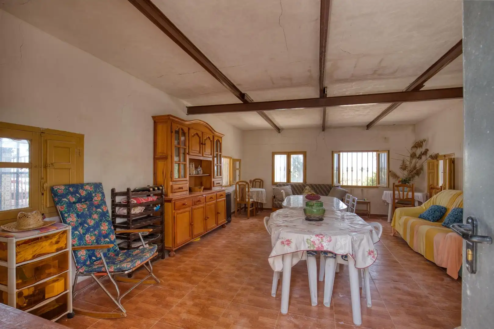 Comedor de Finca rústica en venta en Elche / Elx con Jardín privado, Terraza y Trastero