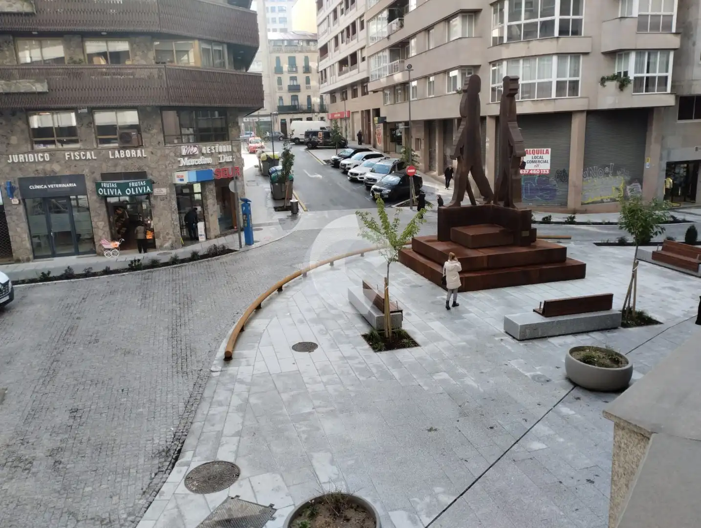 Vista exterior de Oficina de alquiler en Ourense Capital 