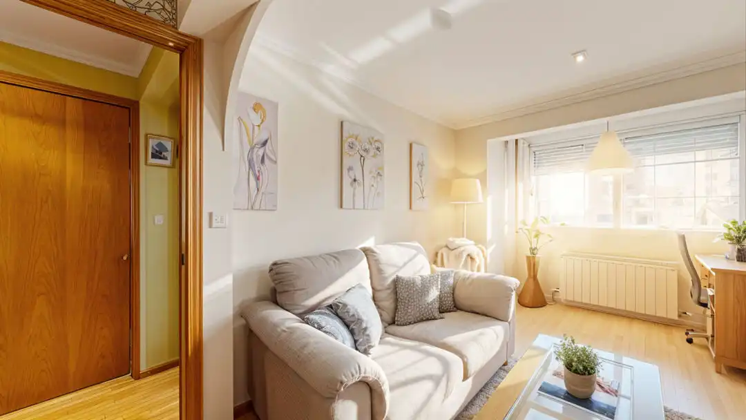 Living room of Flat for sale in Madrid  with Air Conditioner, Heating and Terrace