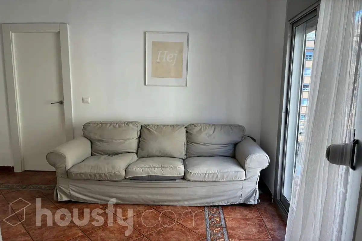 Sala de estar de Piso de alquiler en Sagunto / Sagunt con Aire acondicionado, Amueblado y Balcón