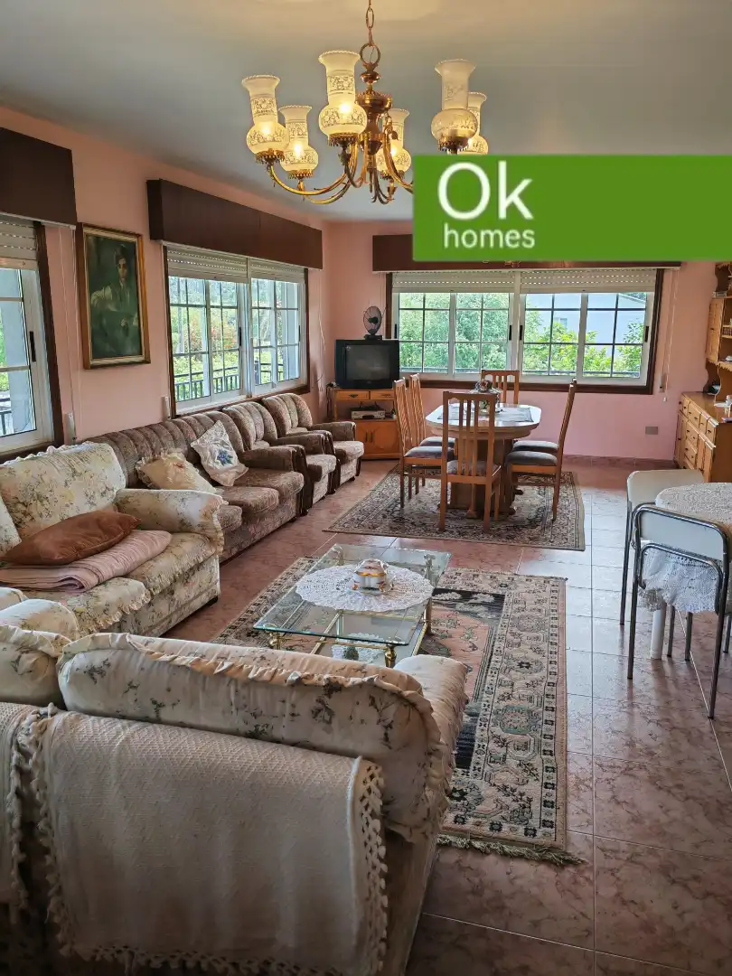 Living room of Houses for sale in Coirós  with Heating, Private garden and Terrace