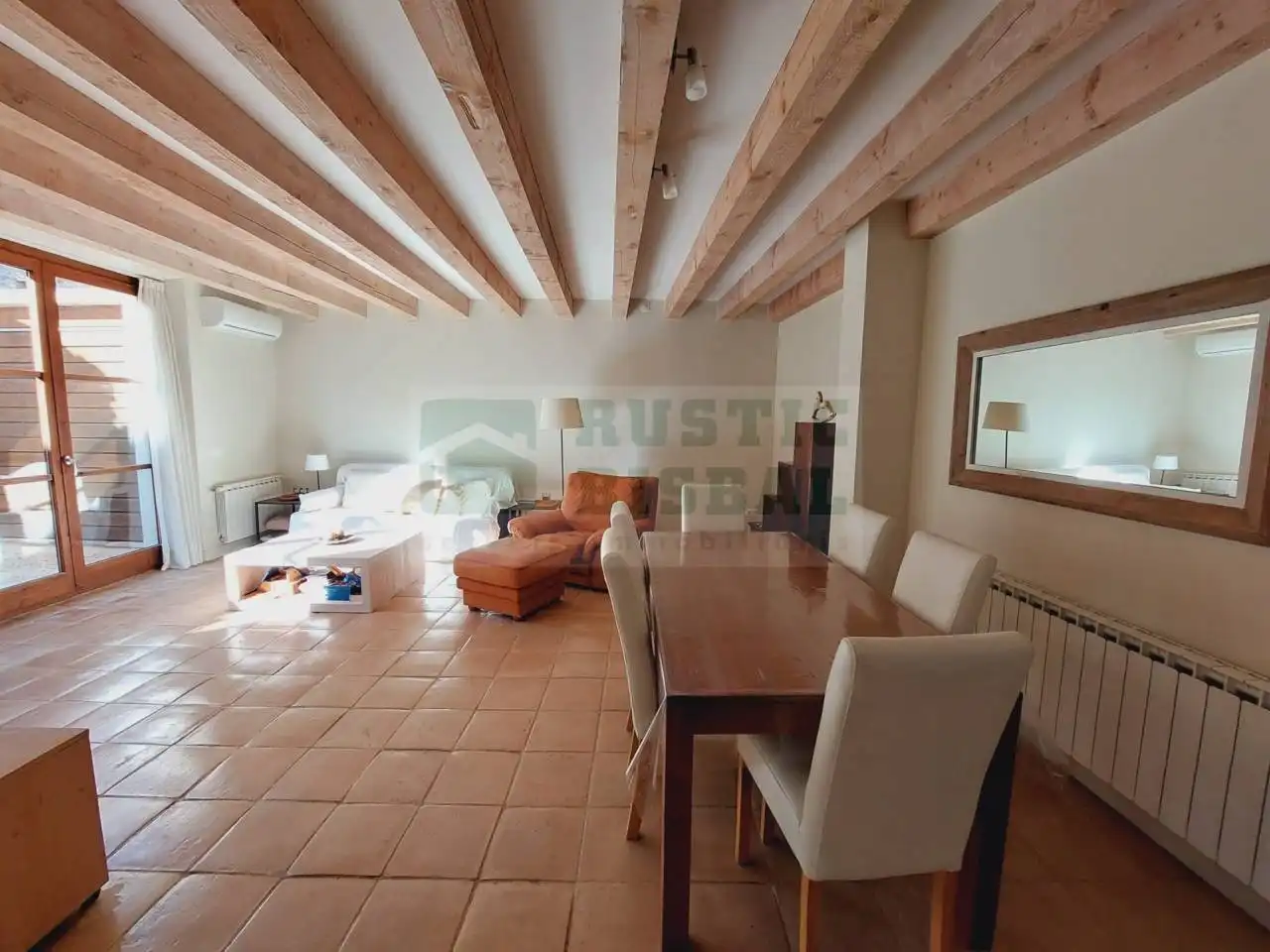 Living room of Country homes for rent in Fontanilles  with Air Conditioner, Heating and Private garden