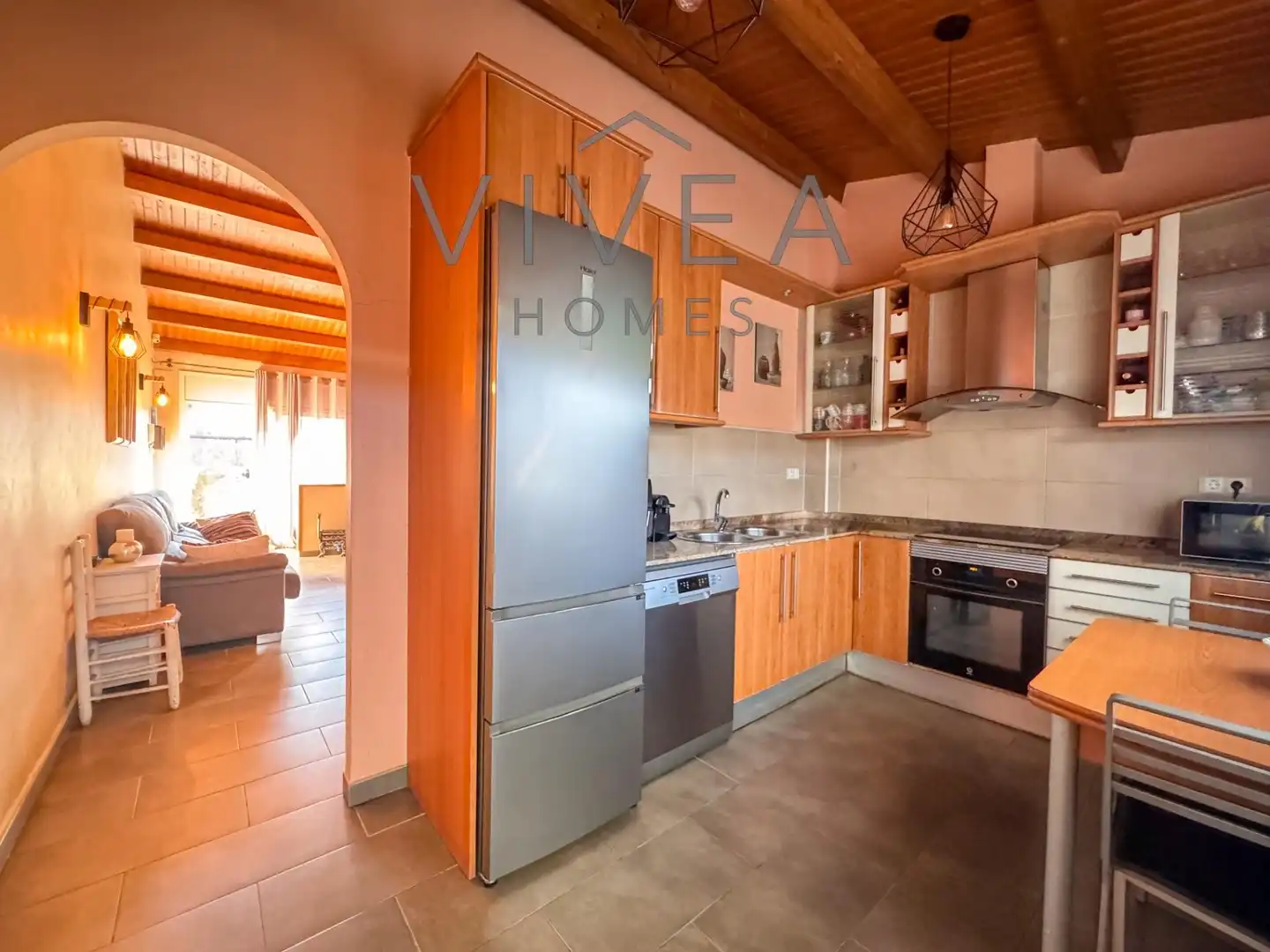 Cocina de Casa o chalet en venta en Sabadell con Aire acondicionado, Calefacción y Terraza