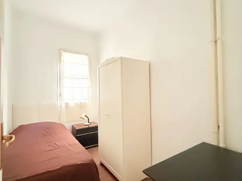 Bedroom of Flat for sale in  Madrid Capital  with Air Conditioner, Terrace and Balcony