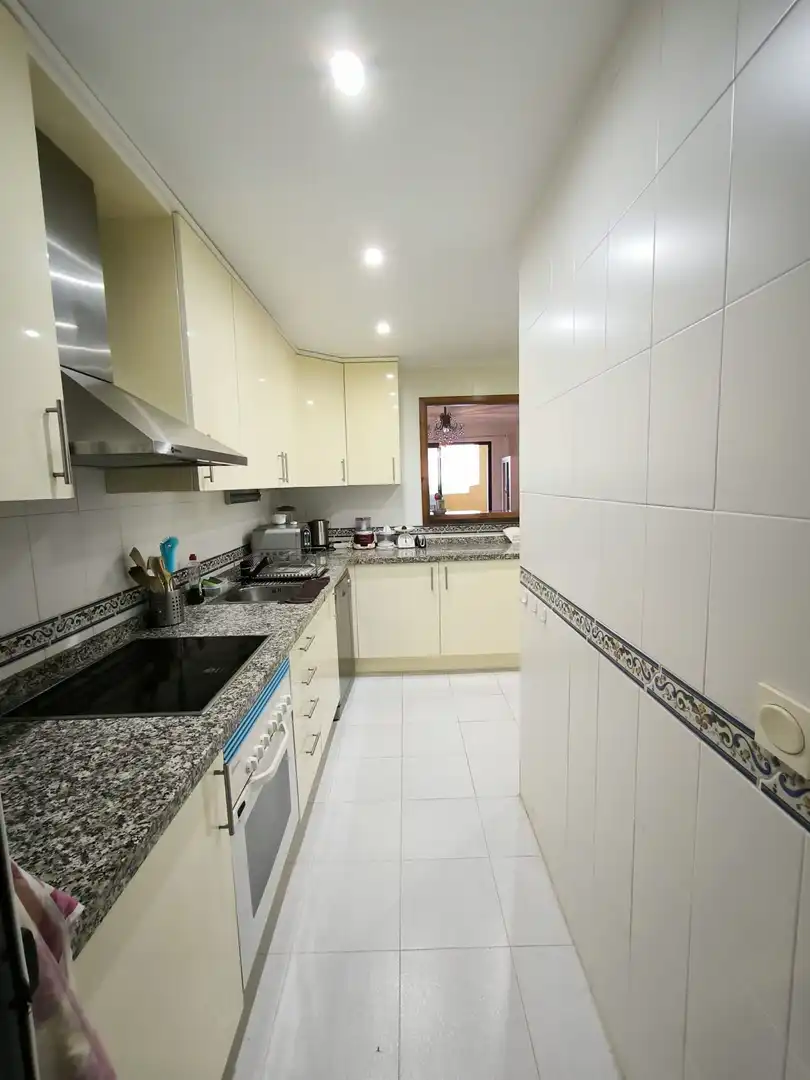 Cocina de Apartamento en venta en Manilva con Aire acondicionado, Terraza y Trastero