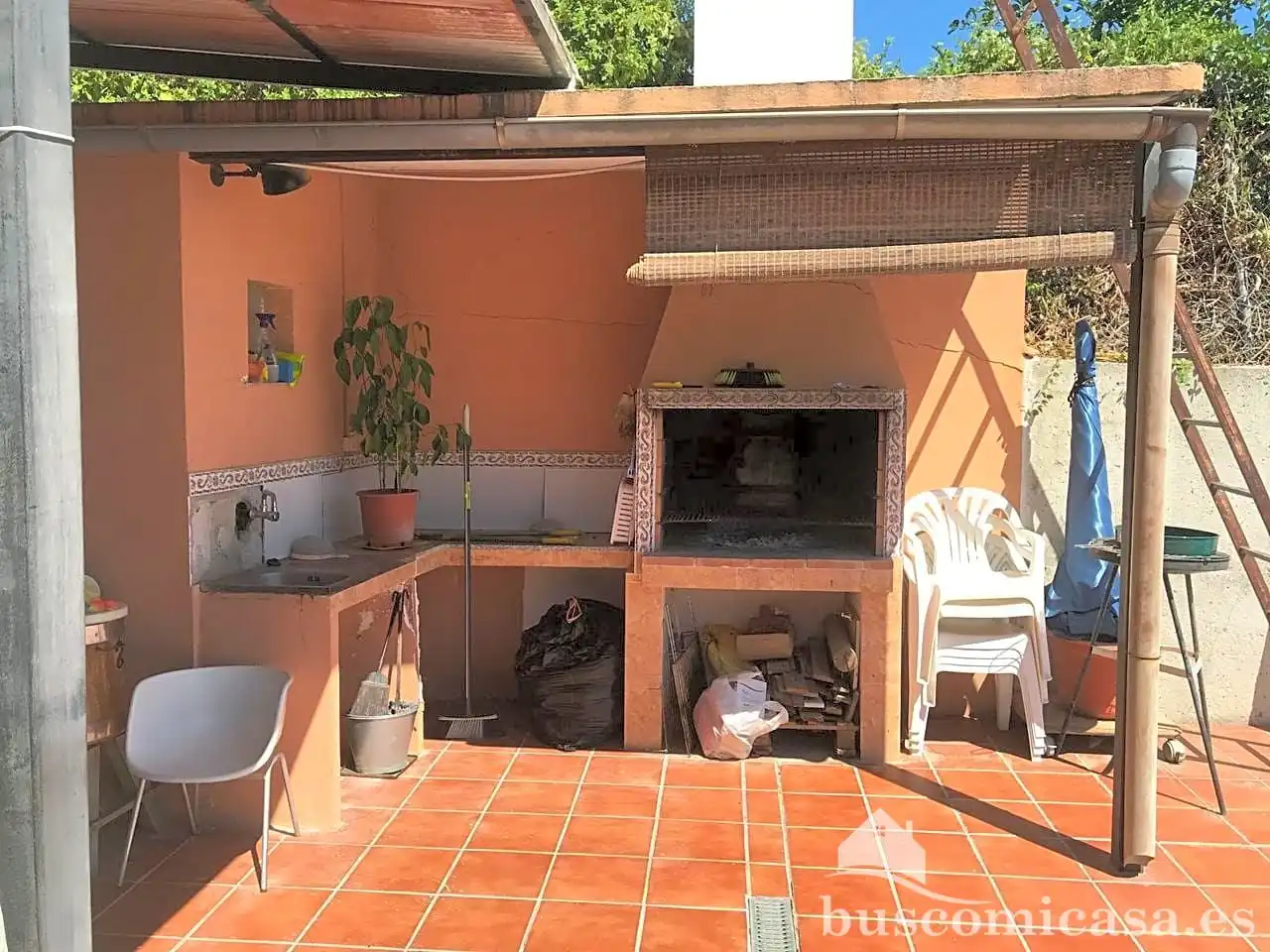 Terrassa de Finca rústica en venda en Linares amb Aire condicionat, Jardí privat i Terrassa