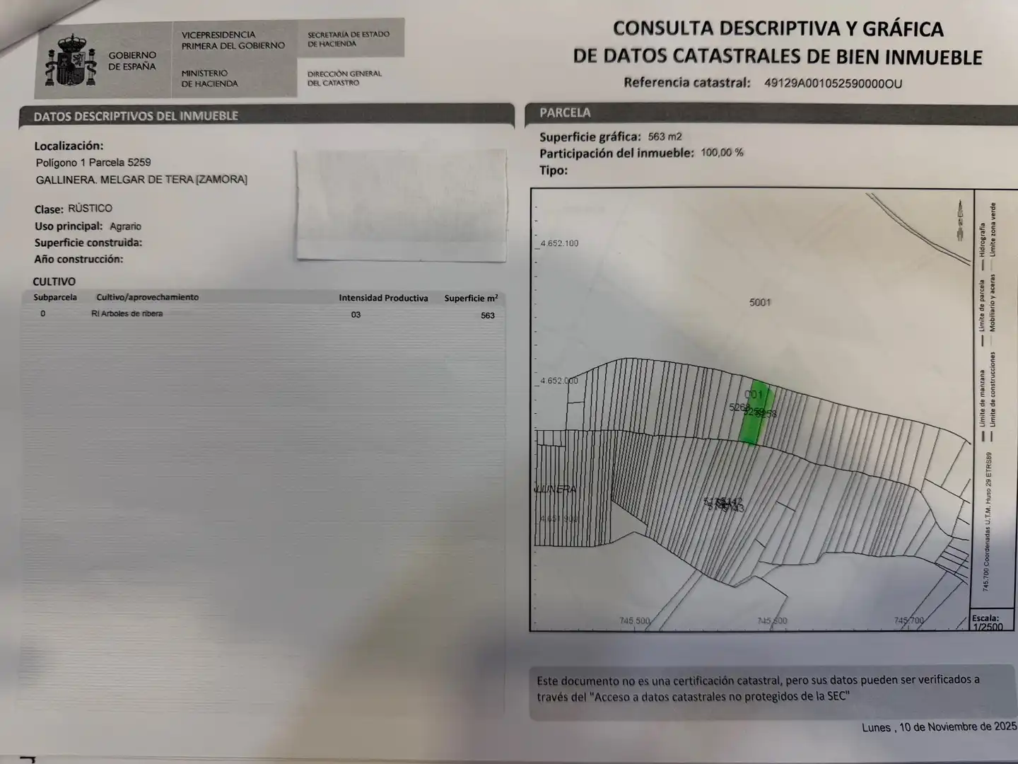 Terreno en venta en Melgar de Tera