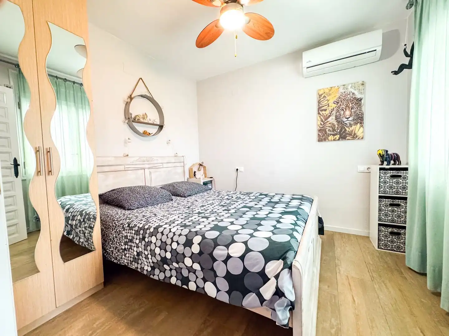 Dormitori de Casa o xalet de lloguer en Mont-roig del Camp amb Aire condicionat, Jardí privat i Terrassa