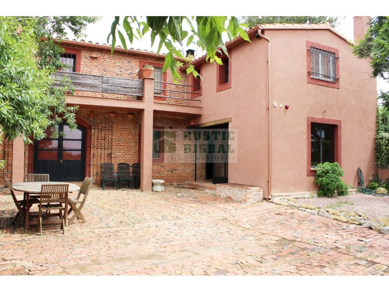 Exterior view of Country house to rent in Flaçà  with Heating, Private garden and Swimming Pool
