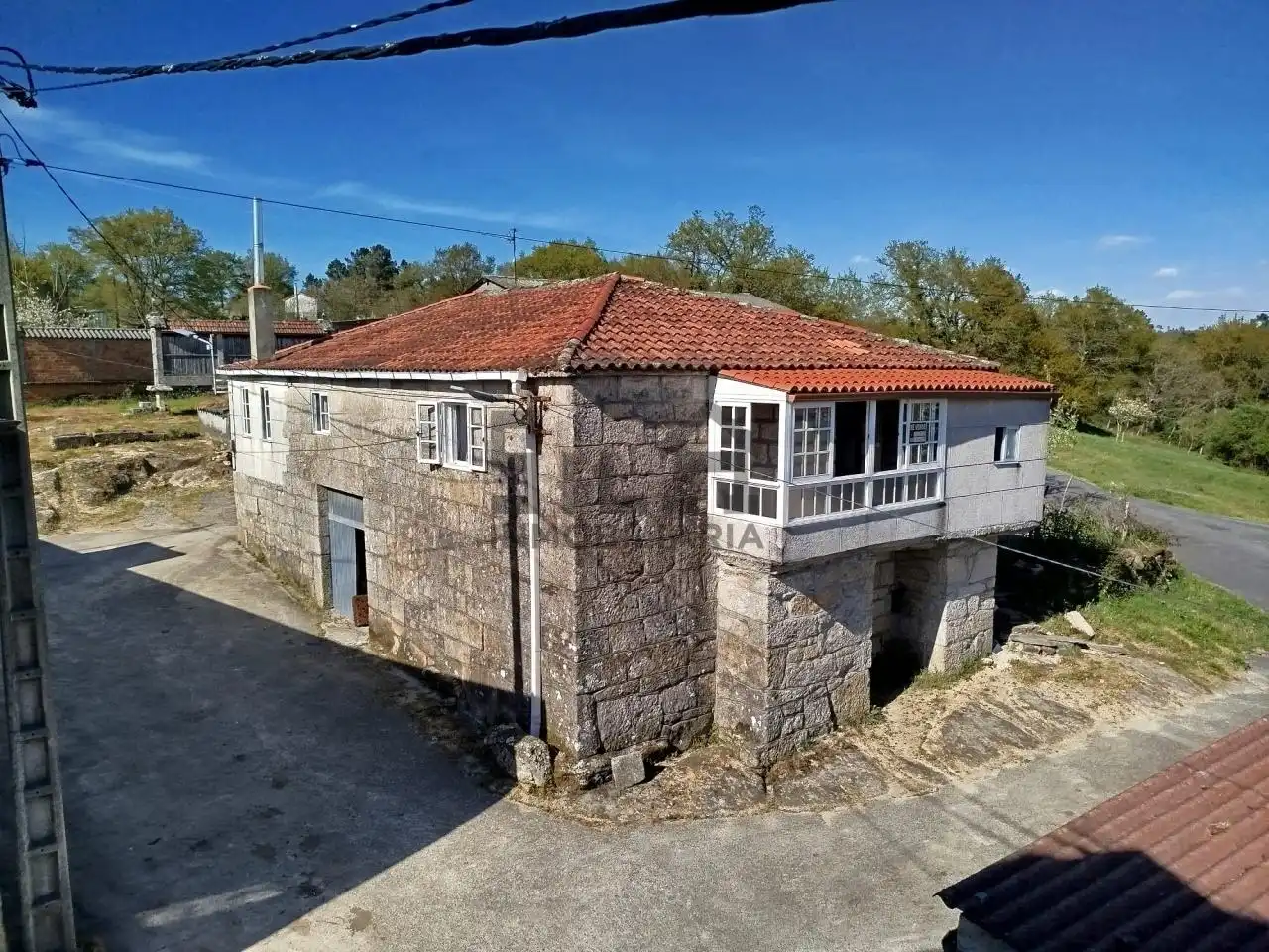 Vista exterior de Casa o xalet en venda en Carballedo amb Jardí privat i Traster