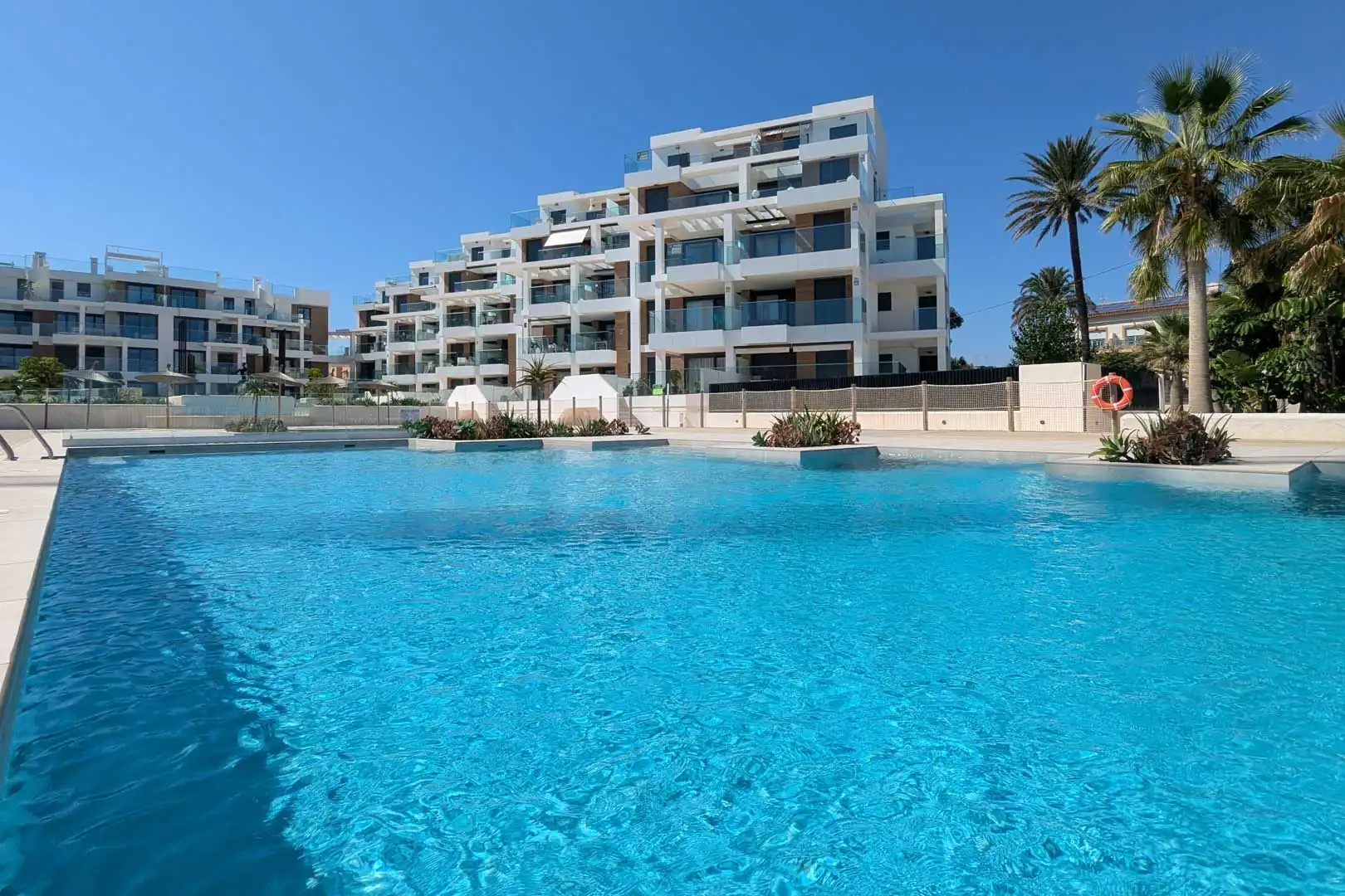 Swimming pool of Apartments for sale in Dénia  with Air Conditioner, Heating and Private garden
