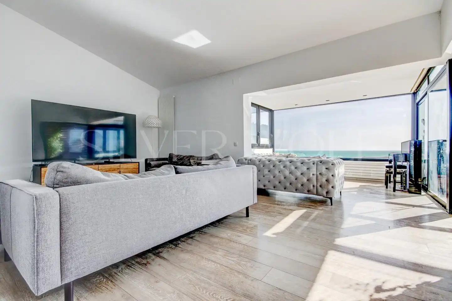 Sala de estar de Casa o chalet en venta en Sitges con Aire acondicionado, Calefacción y Jardín privado