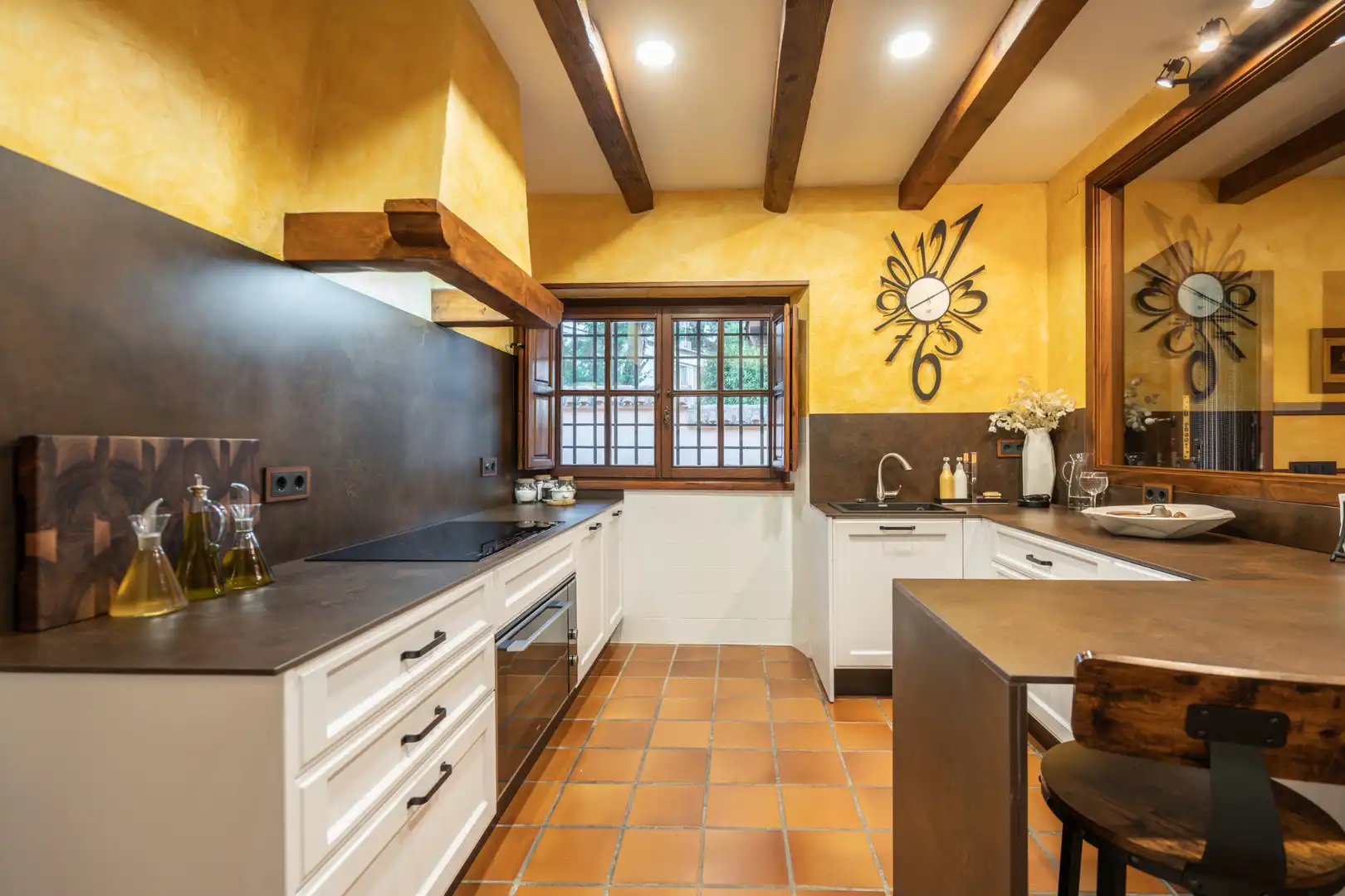 Kitchen of Houses for sale in Manzanares El Real  with Air Conditioner, Heating and Private garden