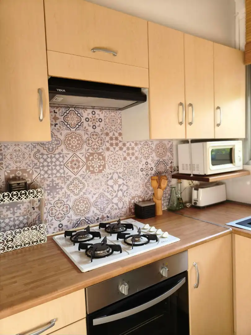Cocina de Casa o chalet de alquiler en L'Ametlla de Mar  con Aire acondicionado, Calefacción y Jardín privado