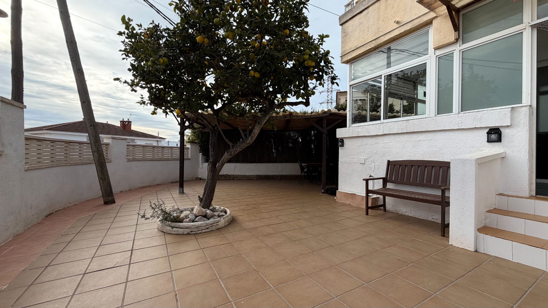 Terrace of Flat to rent in Creixell  with Air Conditioner, Private garden and Terrace