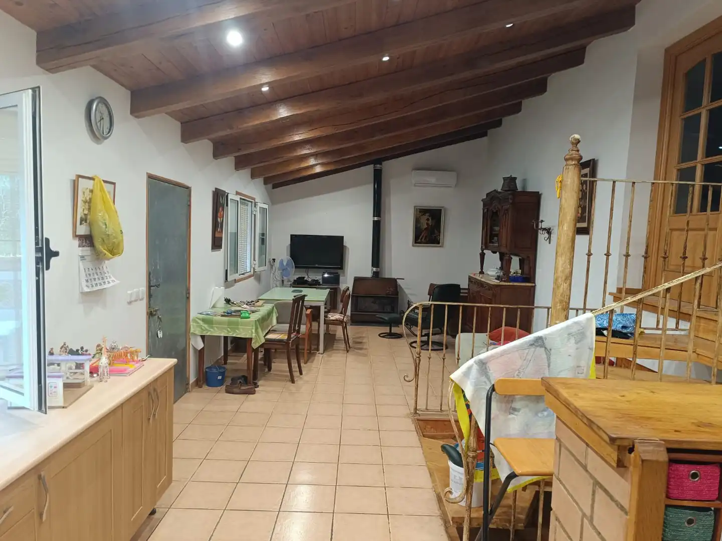 Cuina de Casa o xalet en venda en Sevilla amb Aire condicionat, Jardí privat i Terrassa