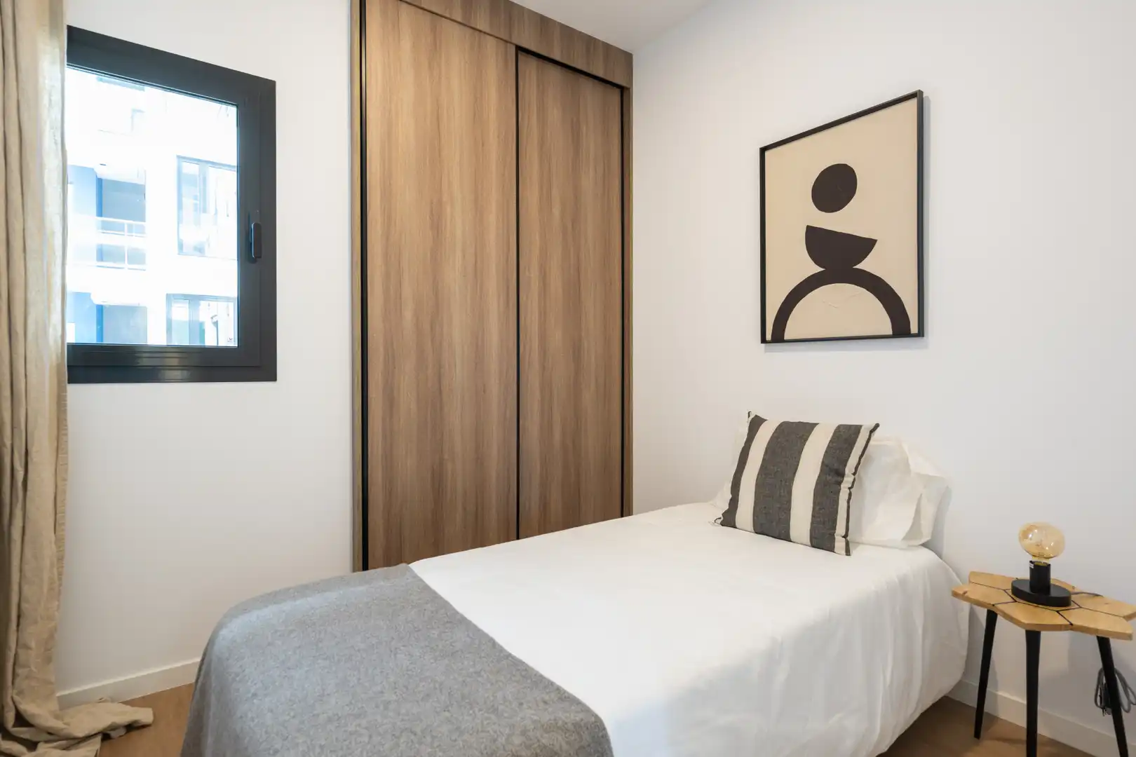 Schlafzimmer von Wohnung zur Miete in Telde mit Abstellraum, Möbliert und Ofen