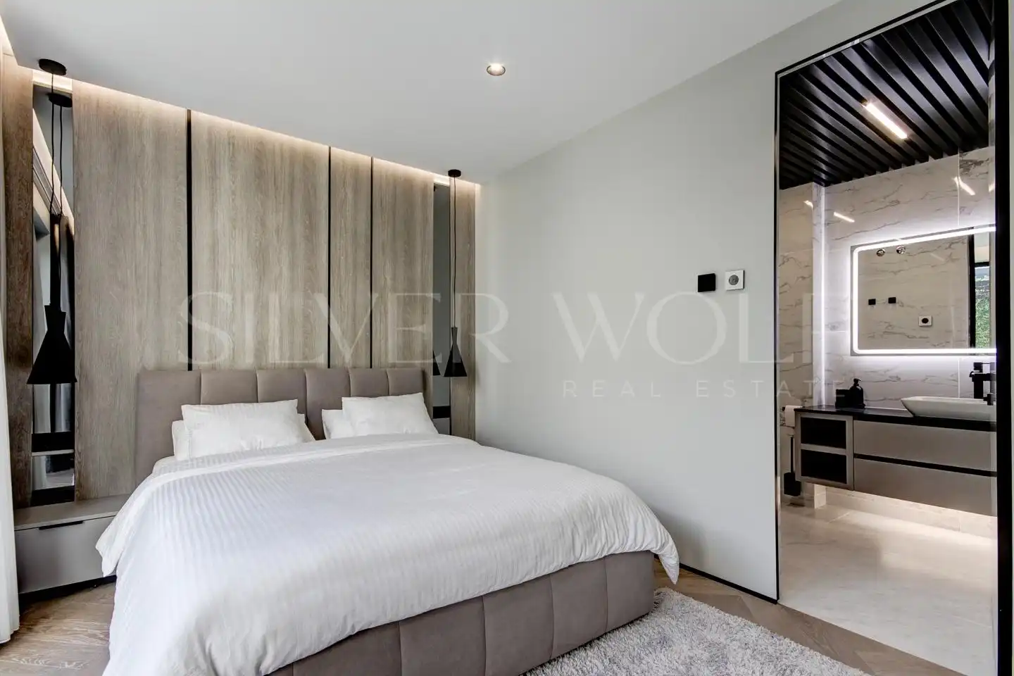 Bedroom of Houses for sale in Castelldefels  with Air Conditioner, Heating and Private garden