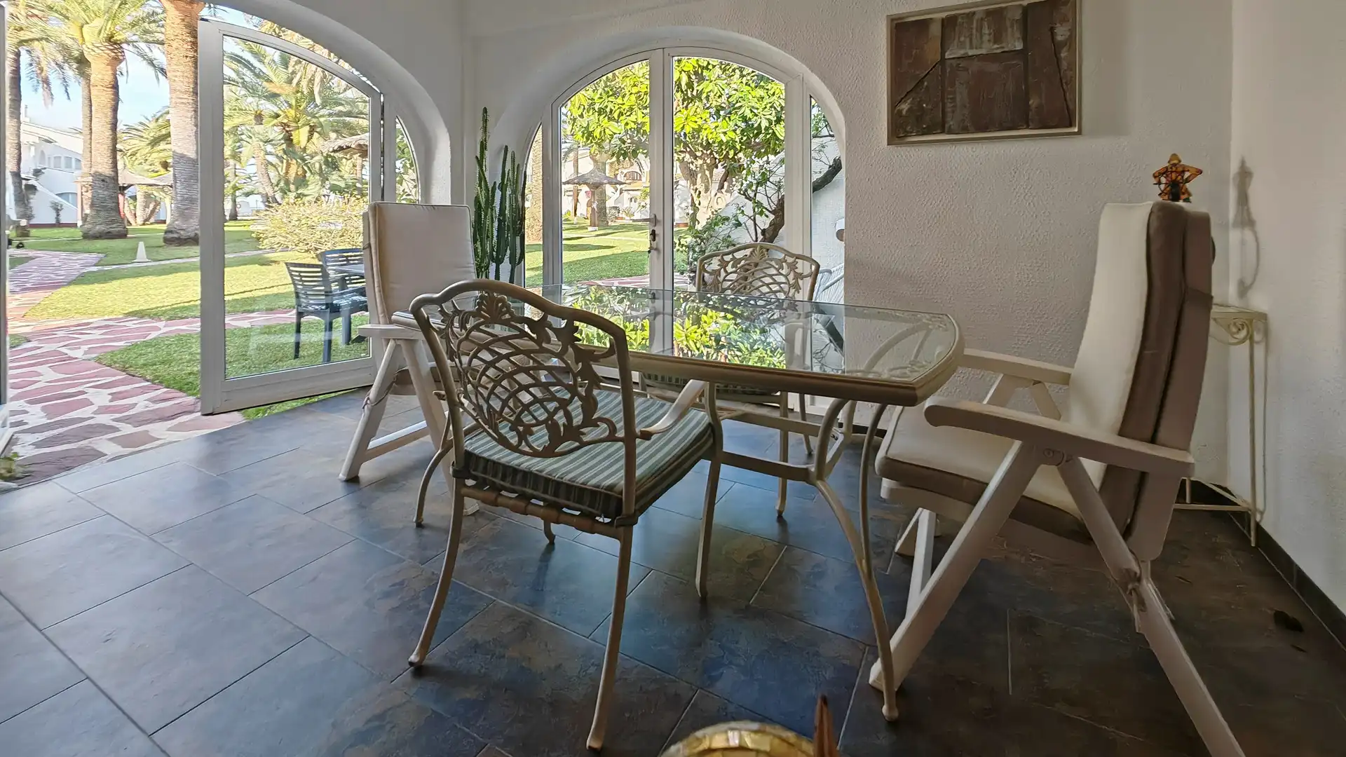 Jardín de Casa adosada en venta en Dénia con Aire acondicionado, Terraza y Trastero