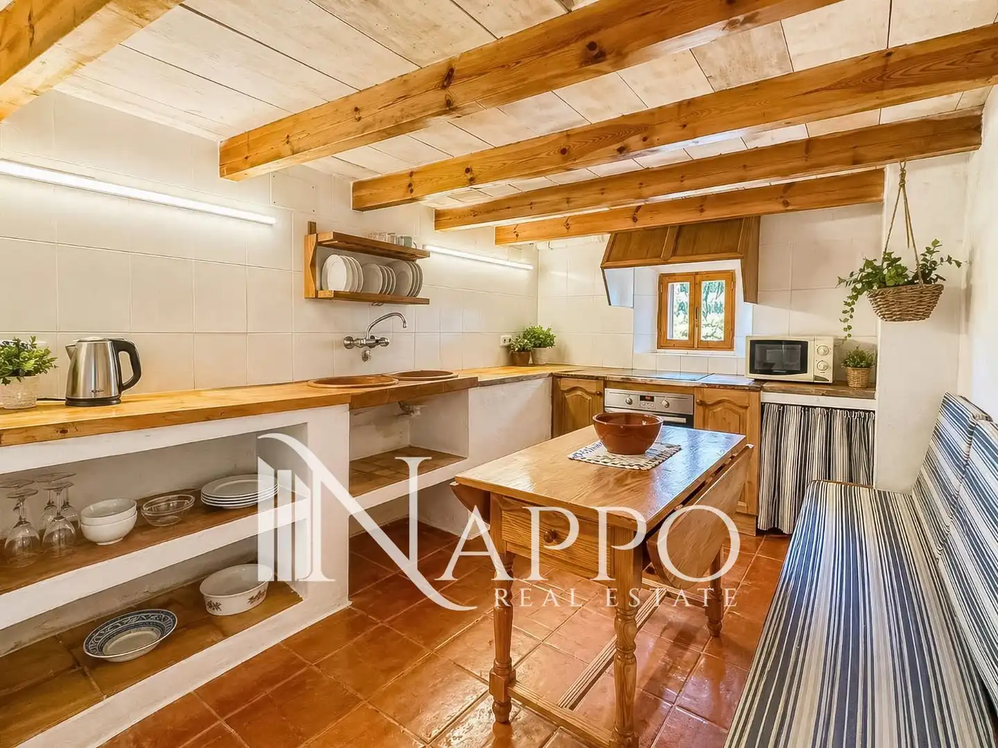 Kitchen of Houses for sale in Sóller  with Air Conditioner, Storage room and Swimming Pool