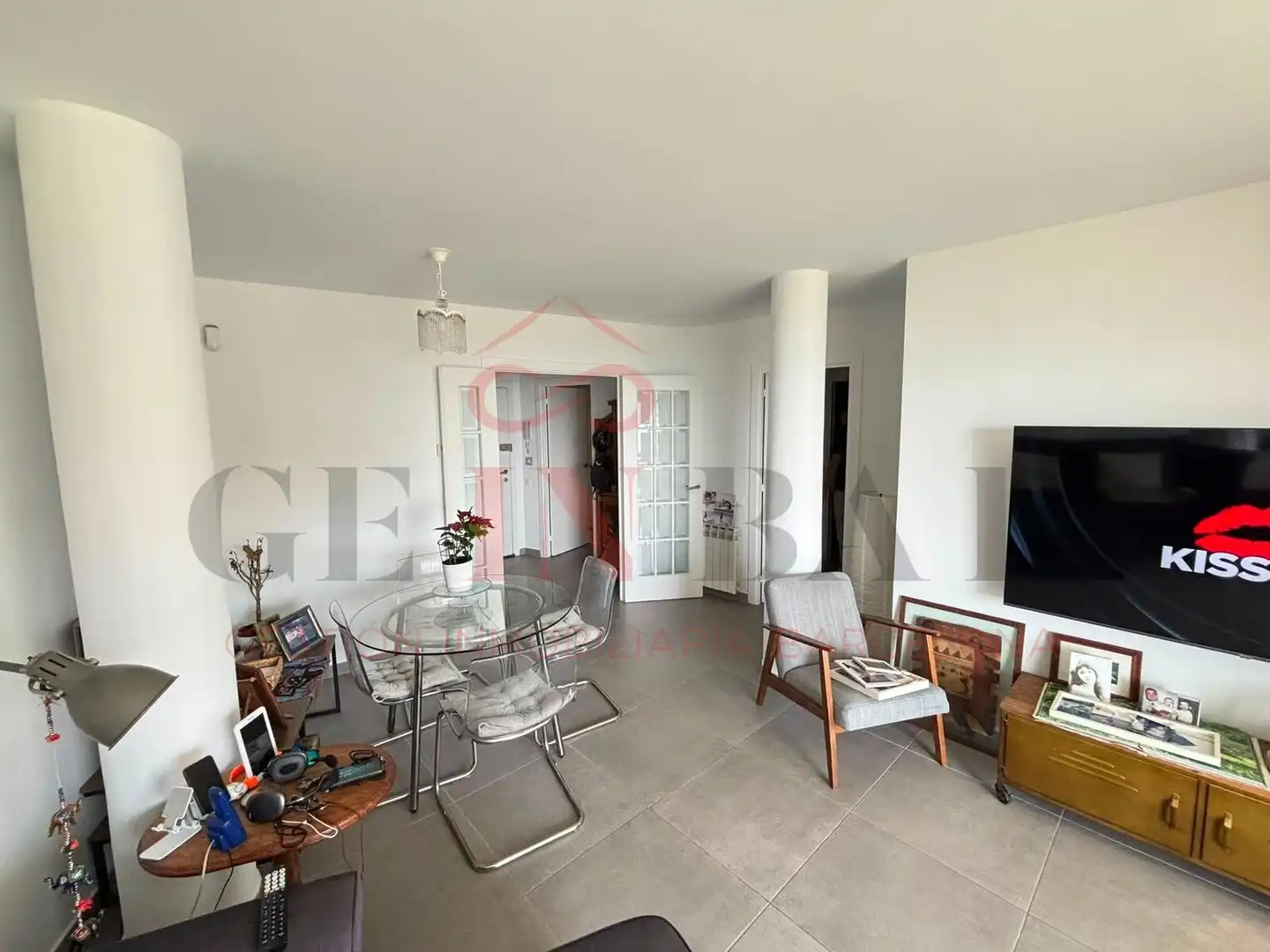 Sala d'estar de Àtic en venda en Sant Andreu de Llavaneres amb Aire condicionat, Calefacció i Jardí privat