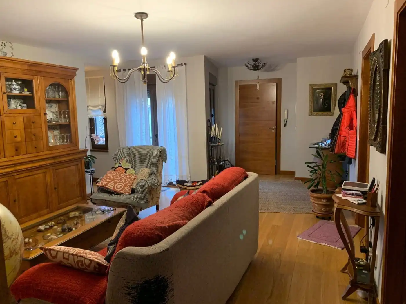 Living room of Houses for sale in Santa María del Páramo  with Heating, Private garden and Parquet flooring