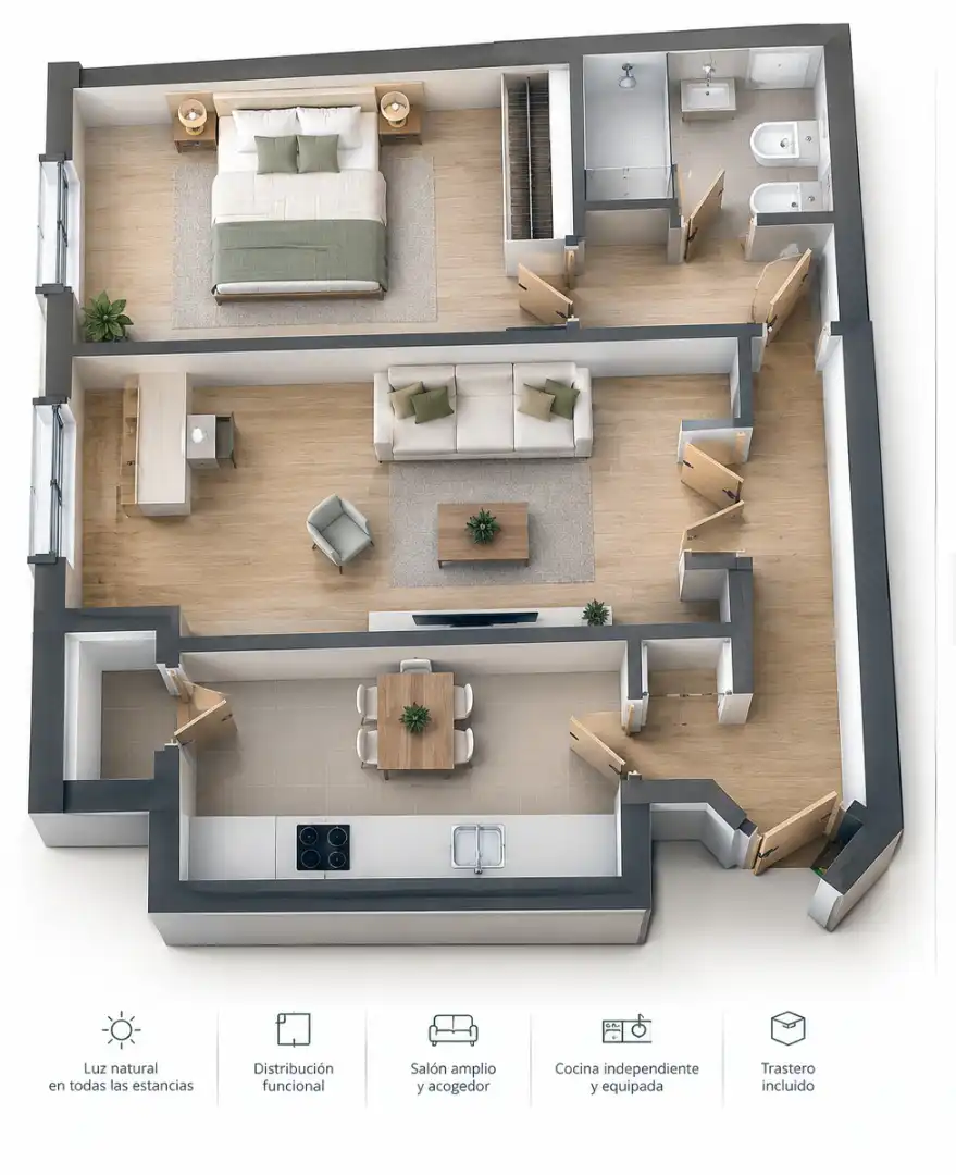 Wohnung mit Terrasse zum Verkauf in Juan de Olazaran Kalea, imagen 13